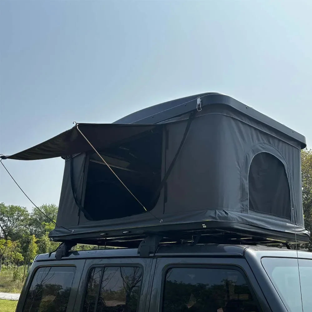 Tente de Toit Rigide Capacité 2-3 Personnes, Tente de Camping pour Véhicules Imperméable